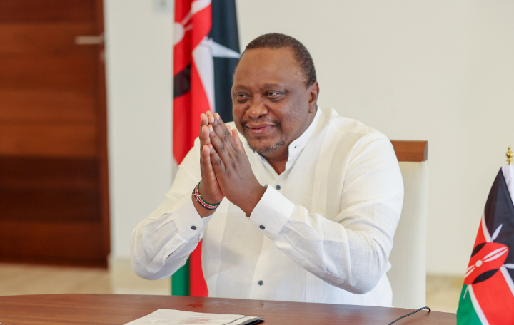 Former President Uhuru Kenyatta. Rigathi Gachagua has declared Uhuru Kenyatta as Mt. Kenya region kinglin