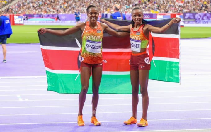 Kenyan athletes Faith Kipyegon and Beatrice Chebet wins Golden plate awards in New York, USA