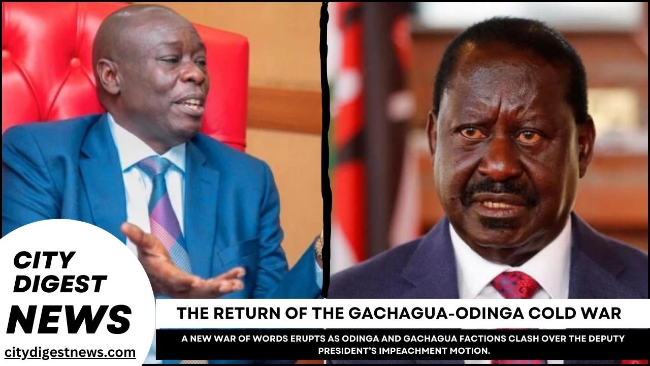 Raila Odinga and Rigathi Gachagua