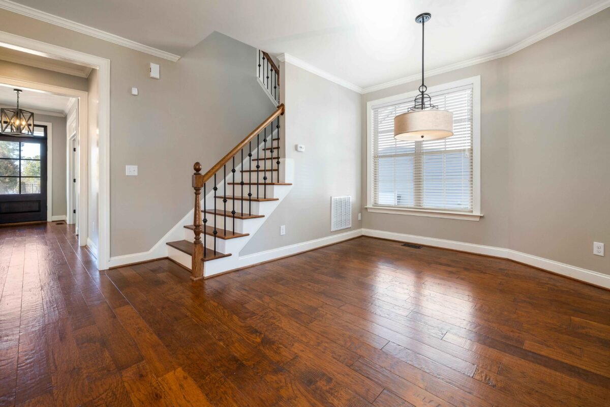 Photo of empty living room