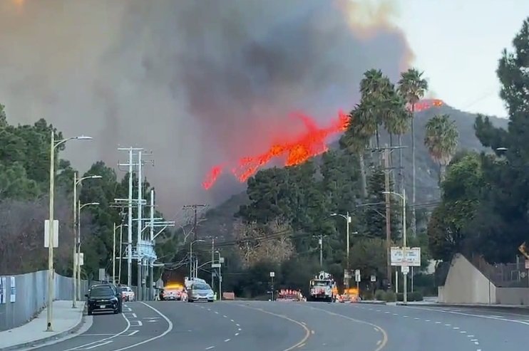 Palisades fire